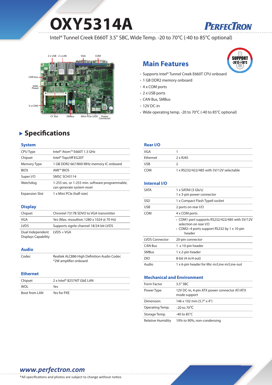 Impulse OXY5314A User Manual | 2 pages