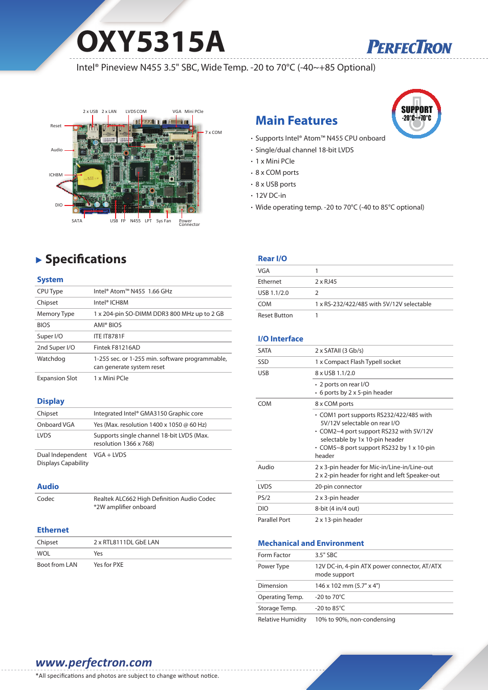 Impulse OXY5315A User Manual | 2 pages