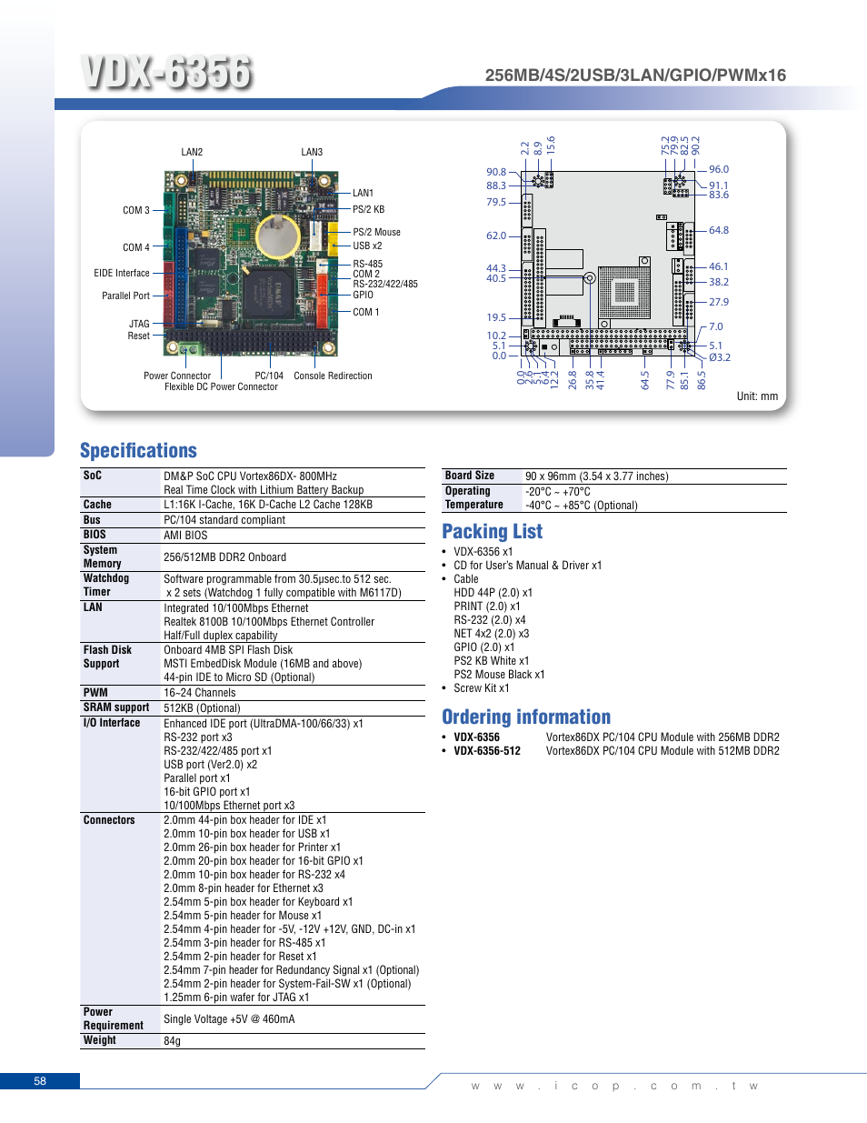 Impulse VDX-6356RD User Manual | 1 page