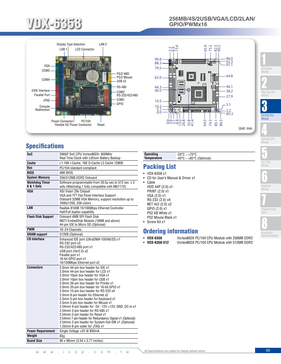 Impulse VDX-6358RD User Manual | 1 page