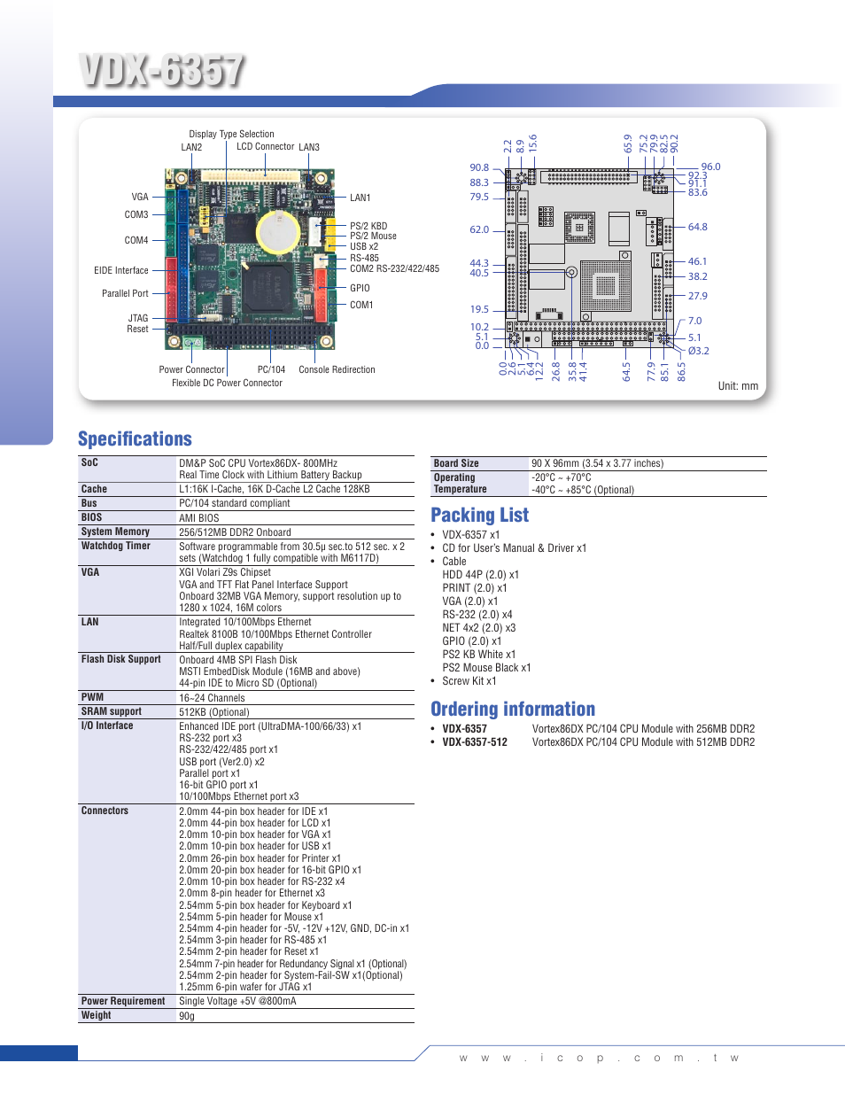 Impulse VDX-6357RD User Manual | 1 page