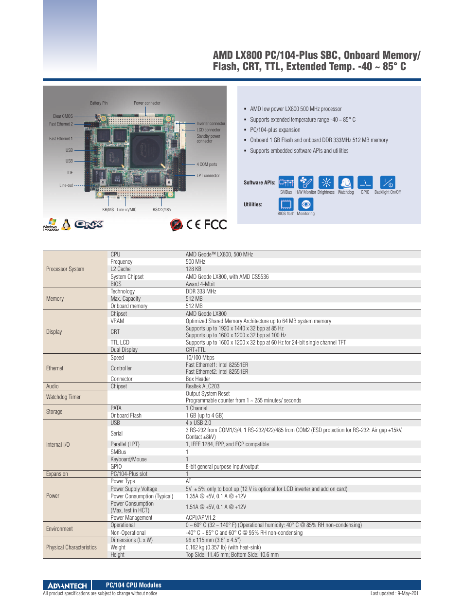 Impulse PCM-4153 User Manual | 3 pages