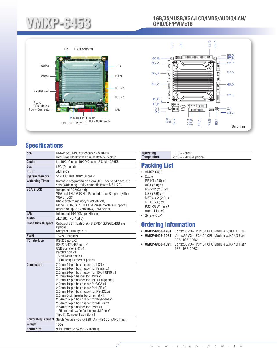 Impulse VMXP-6453 User Manual | 1 page