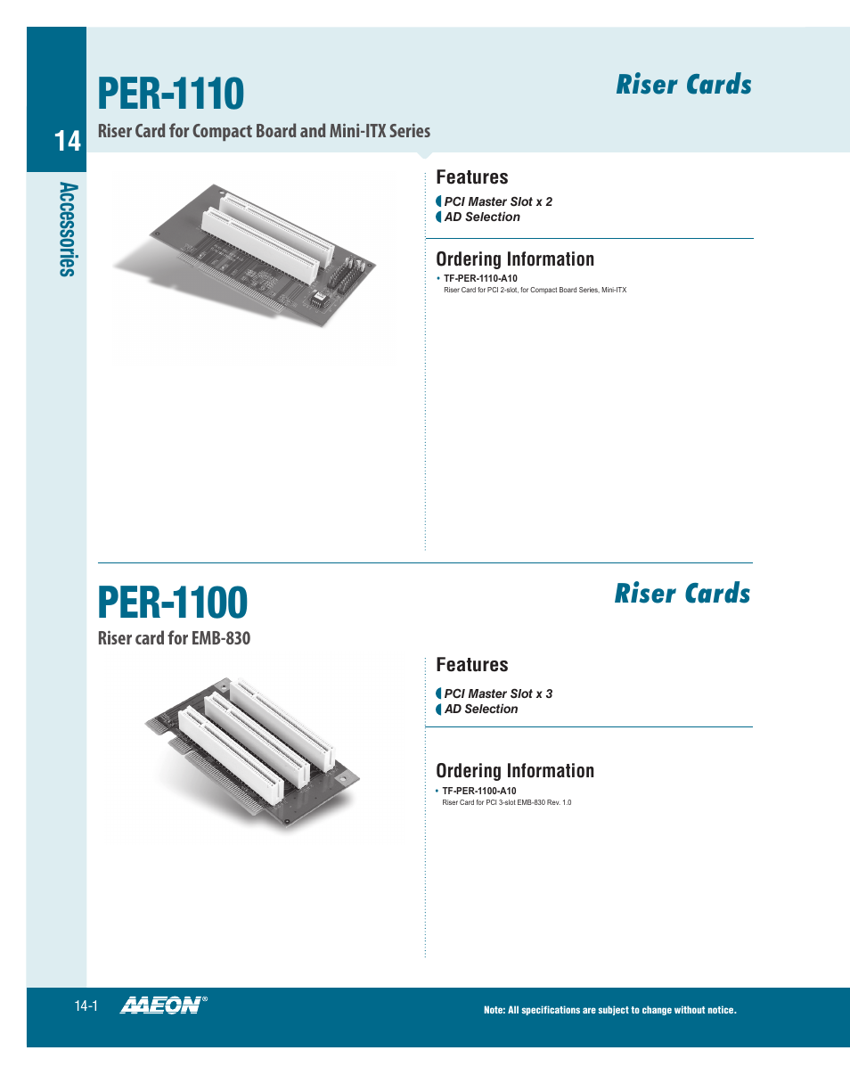 Impulse PER-1110 User Manual | 1 page