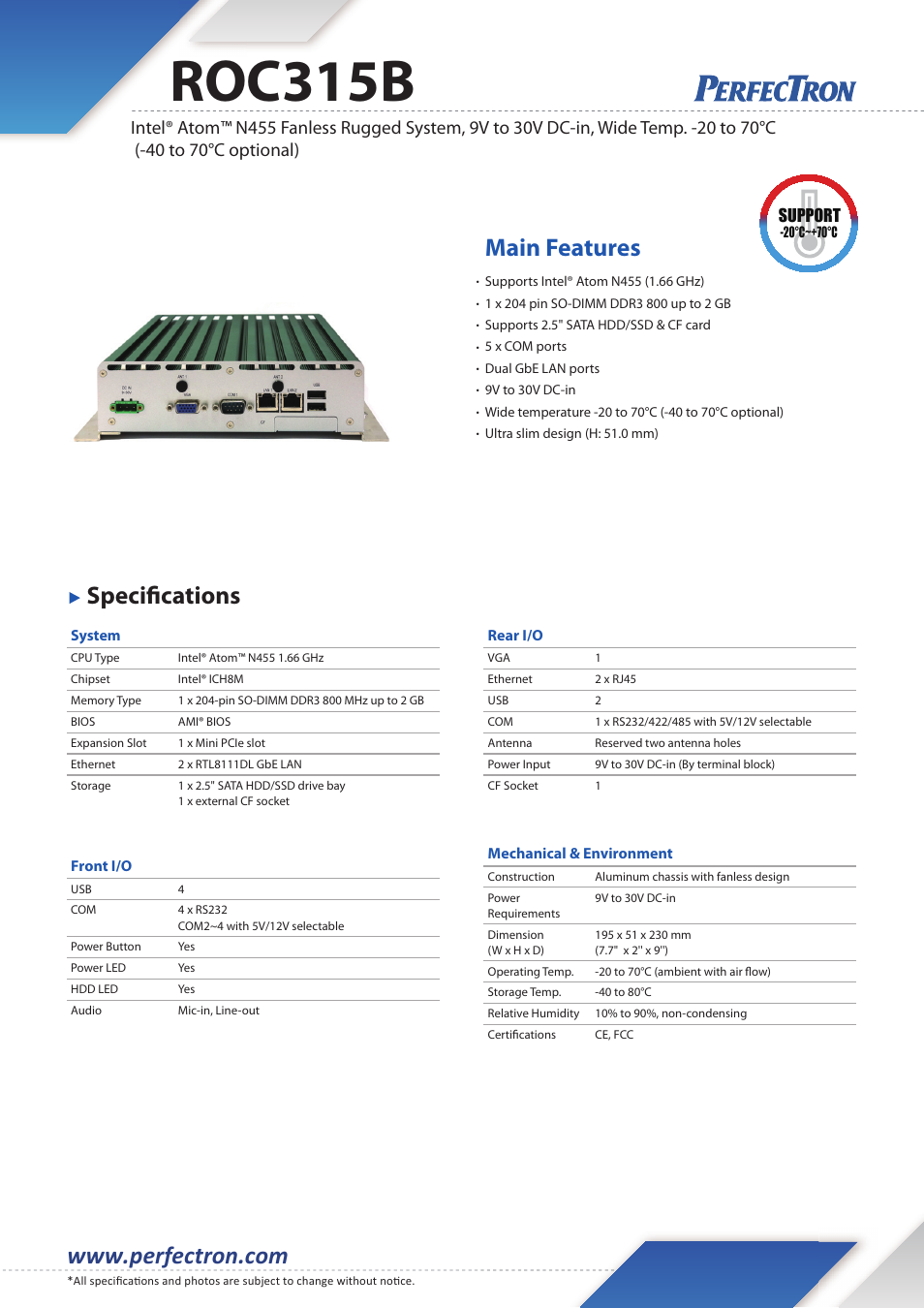 Impulse ROC315B User Manual | 2 pages