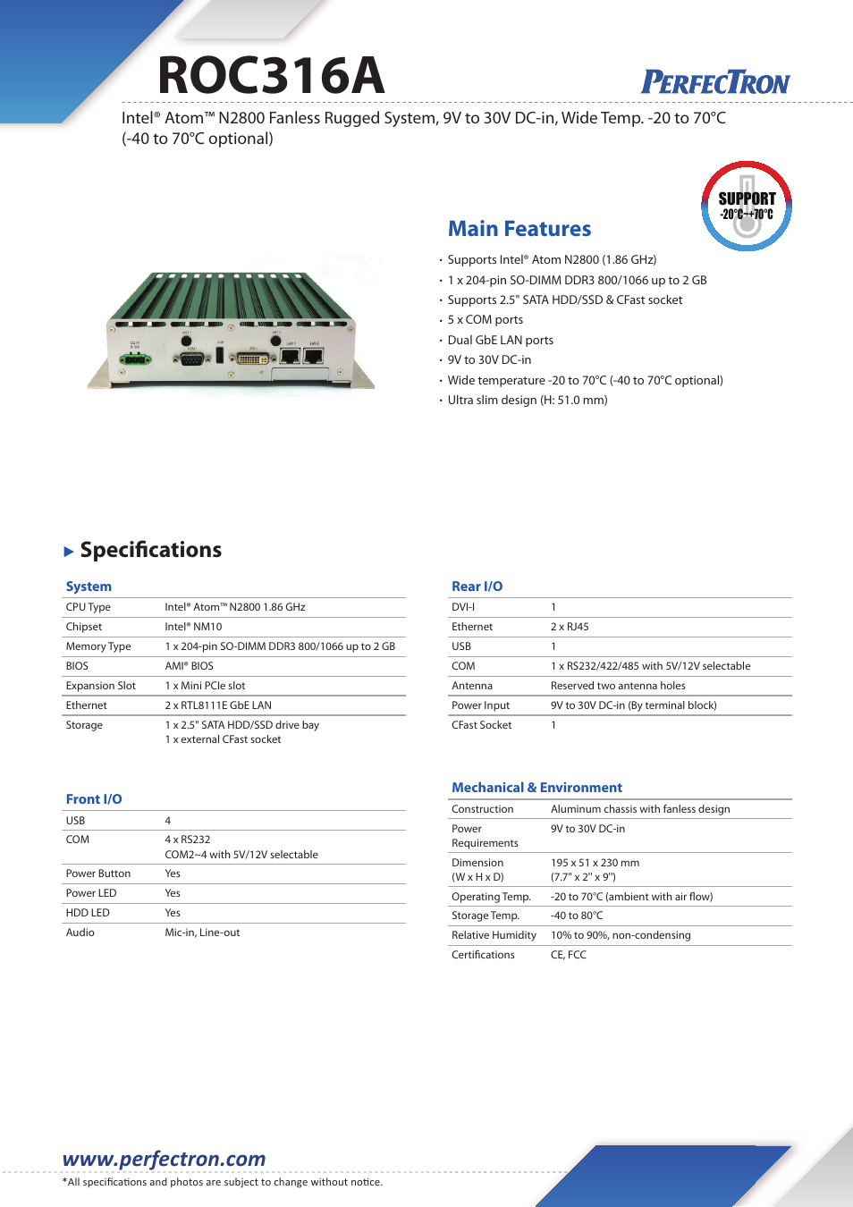 Impulse ROC316A User Manual | 2 pages