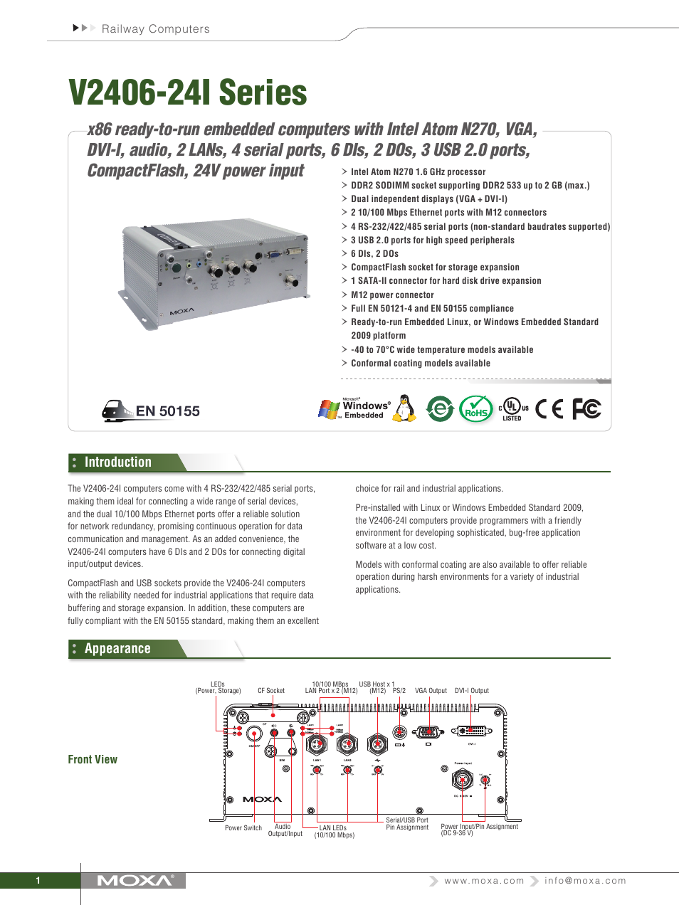 Impulse V2406-24I Series User Manual | 4 pages