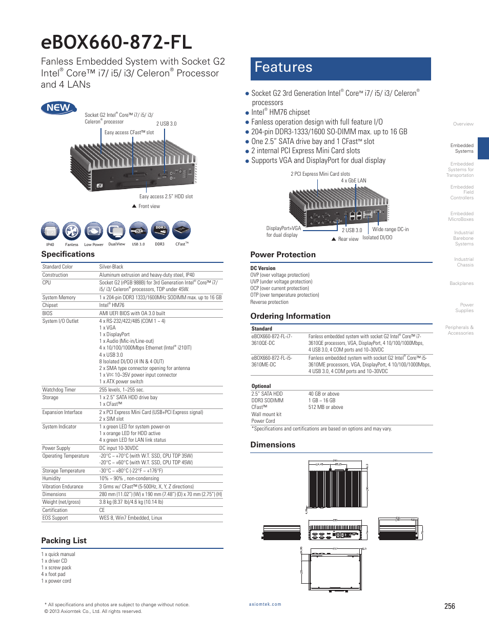 Impulse eBOX660-872-FL User Manual | 1 page