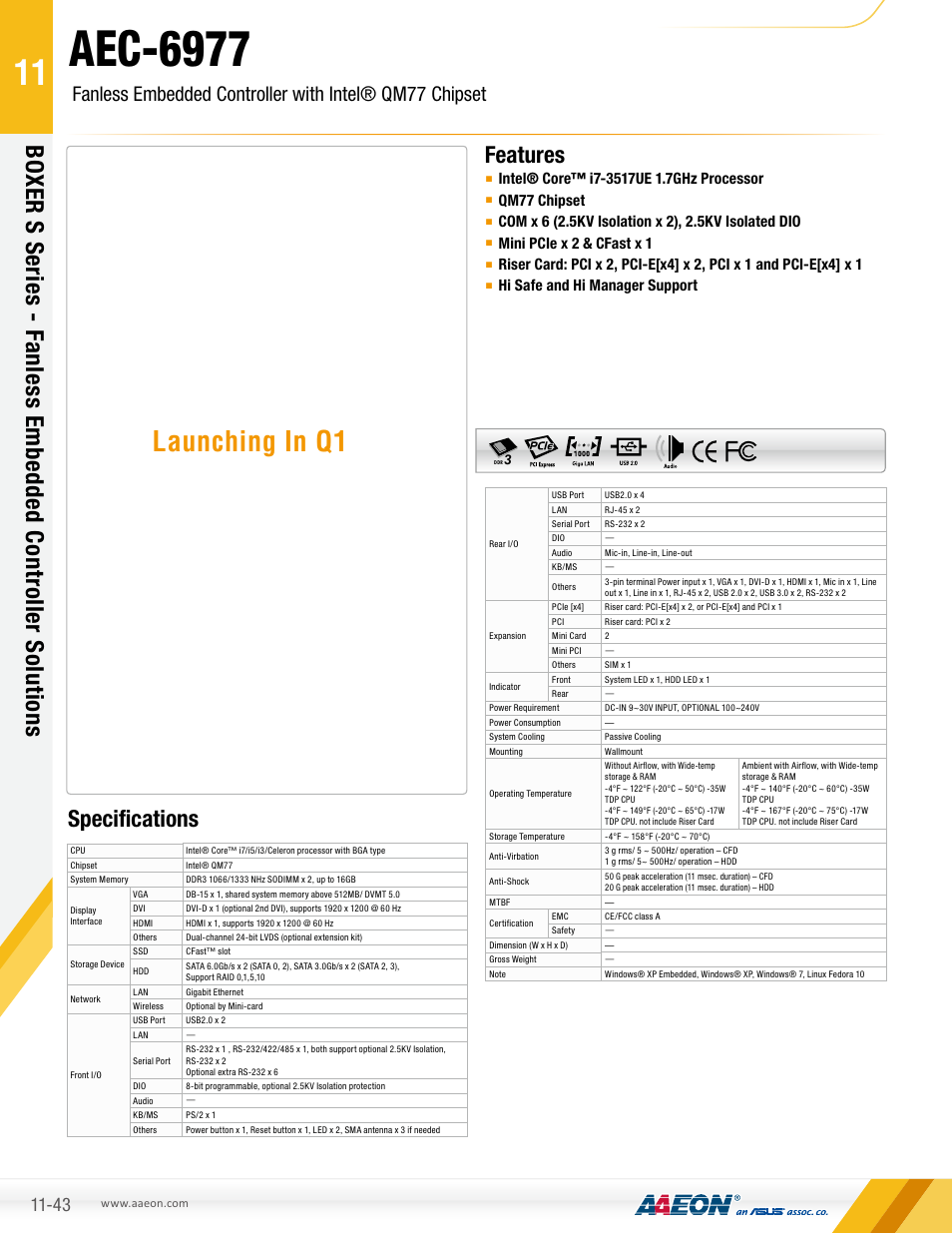 Impulse AEC-6977 User Manual | 2 pages