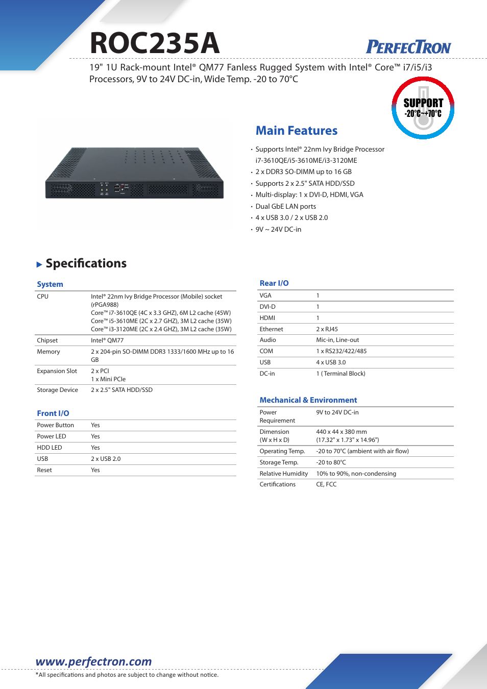 Impulse ROC235A User Manual | 2 pages