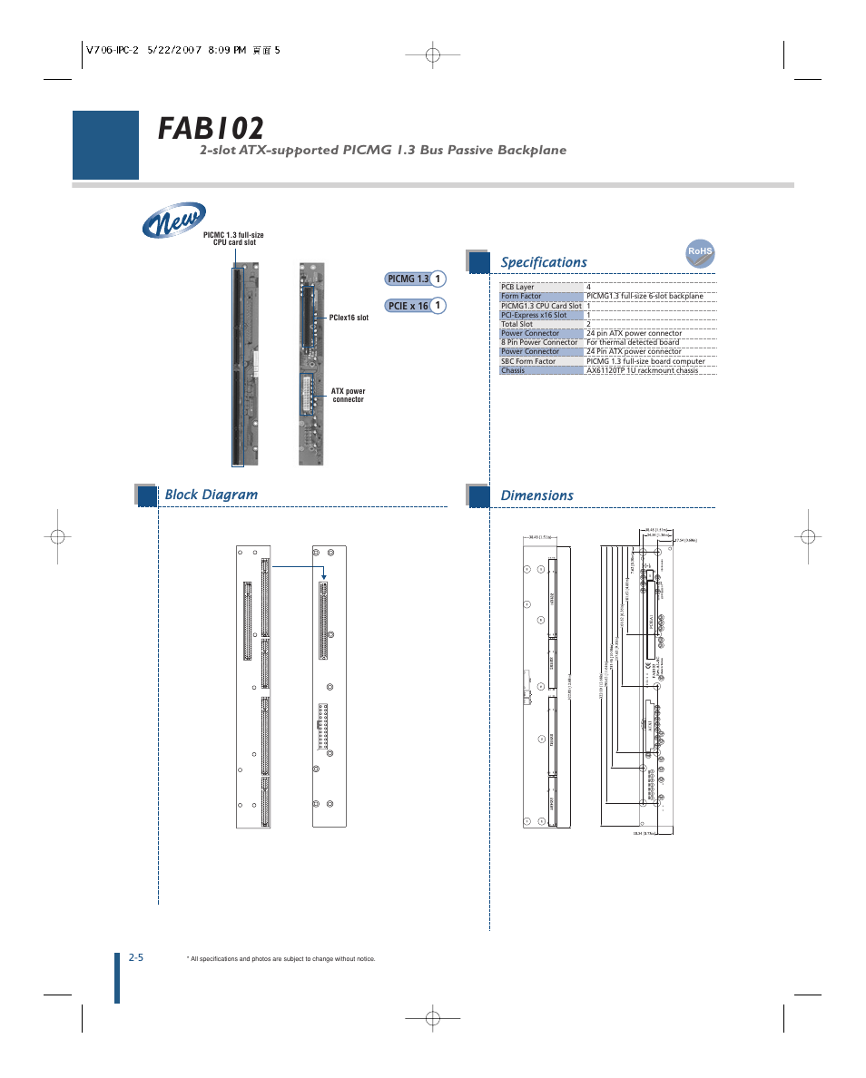 Impulse FAB102 User Manual | 1 page