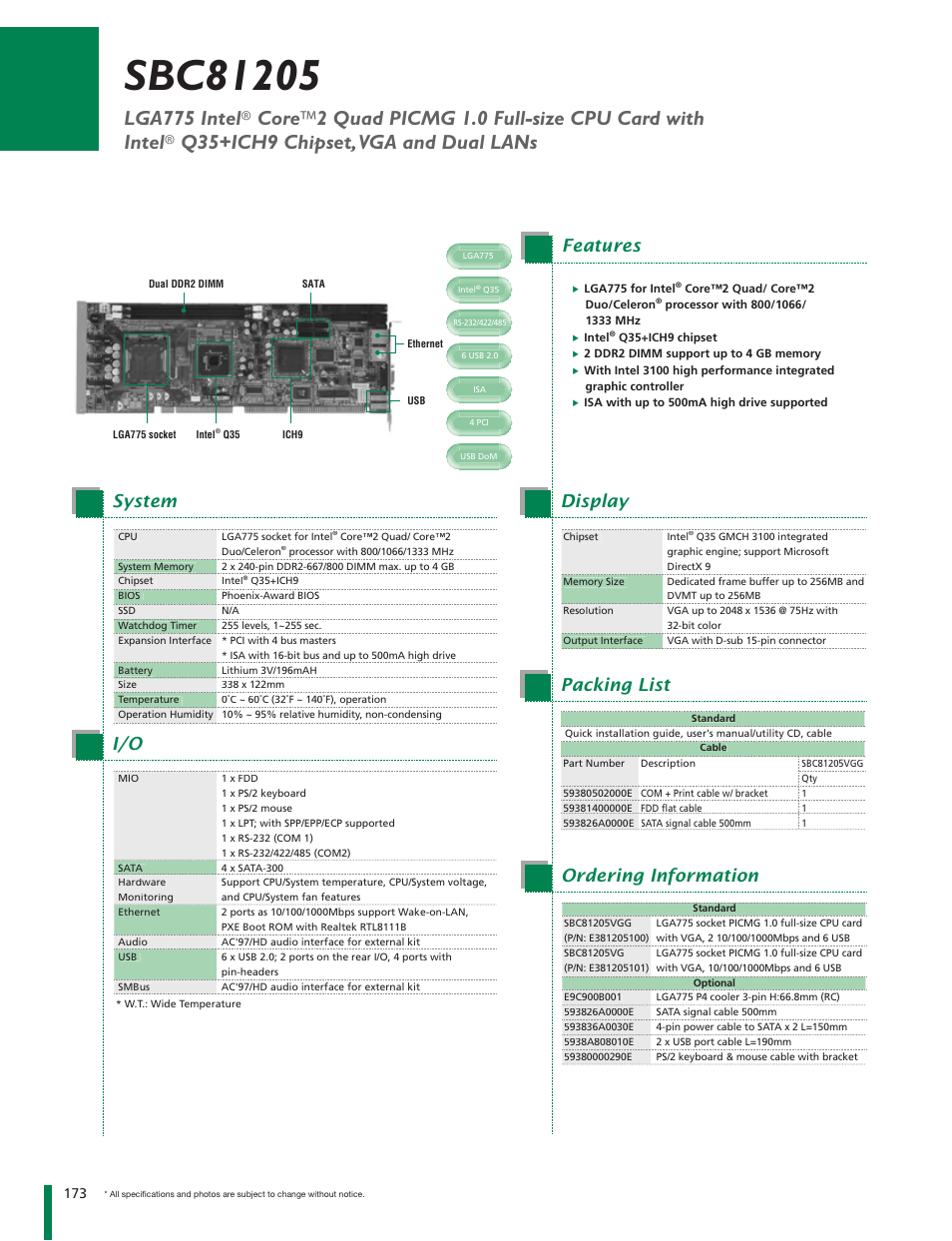 Impulse SBC81205 User Manual | 1 page