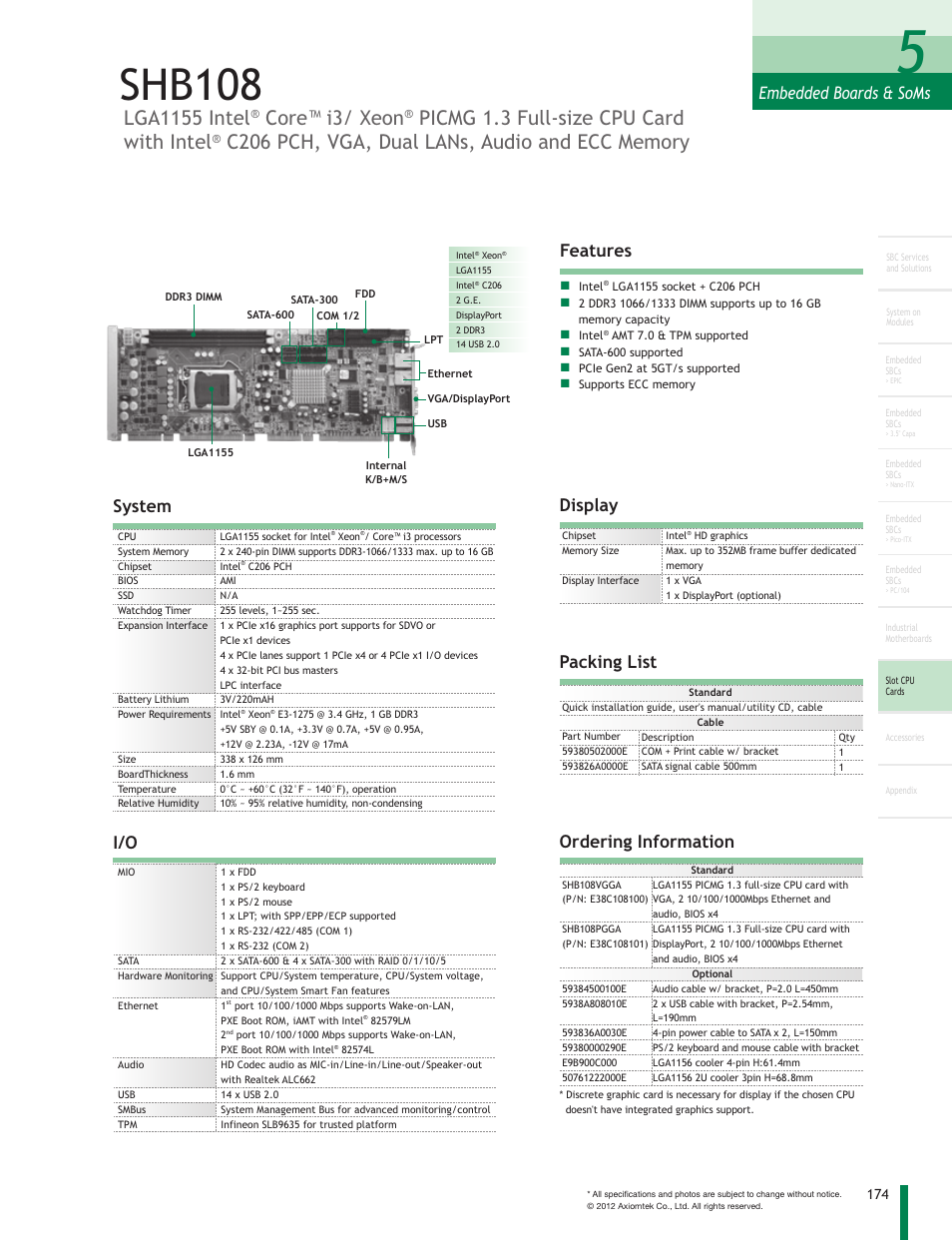 Impulse SHB108 User Manual | 1 page