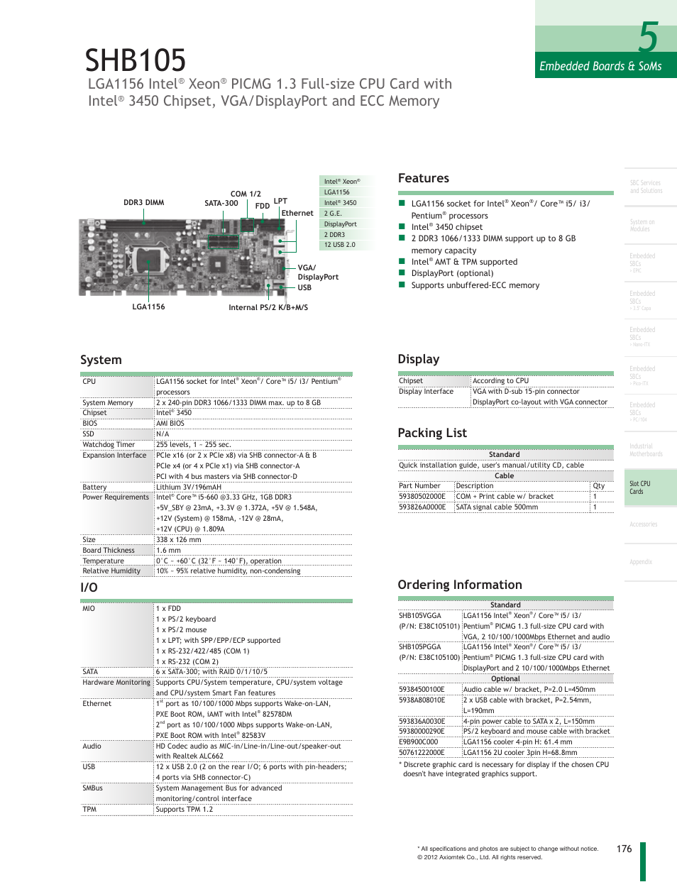 Impulse SHB105 User Manual | 1 page