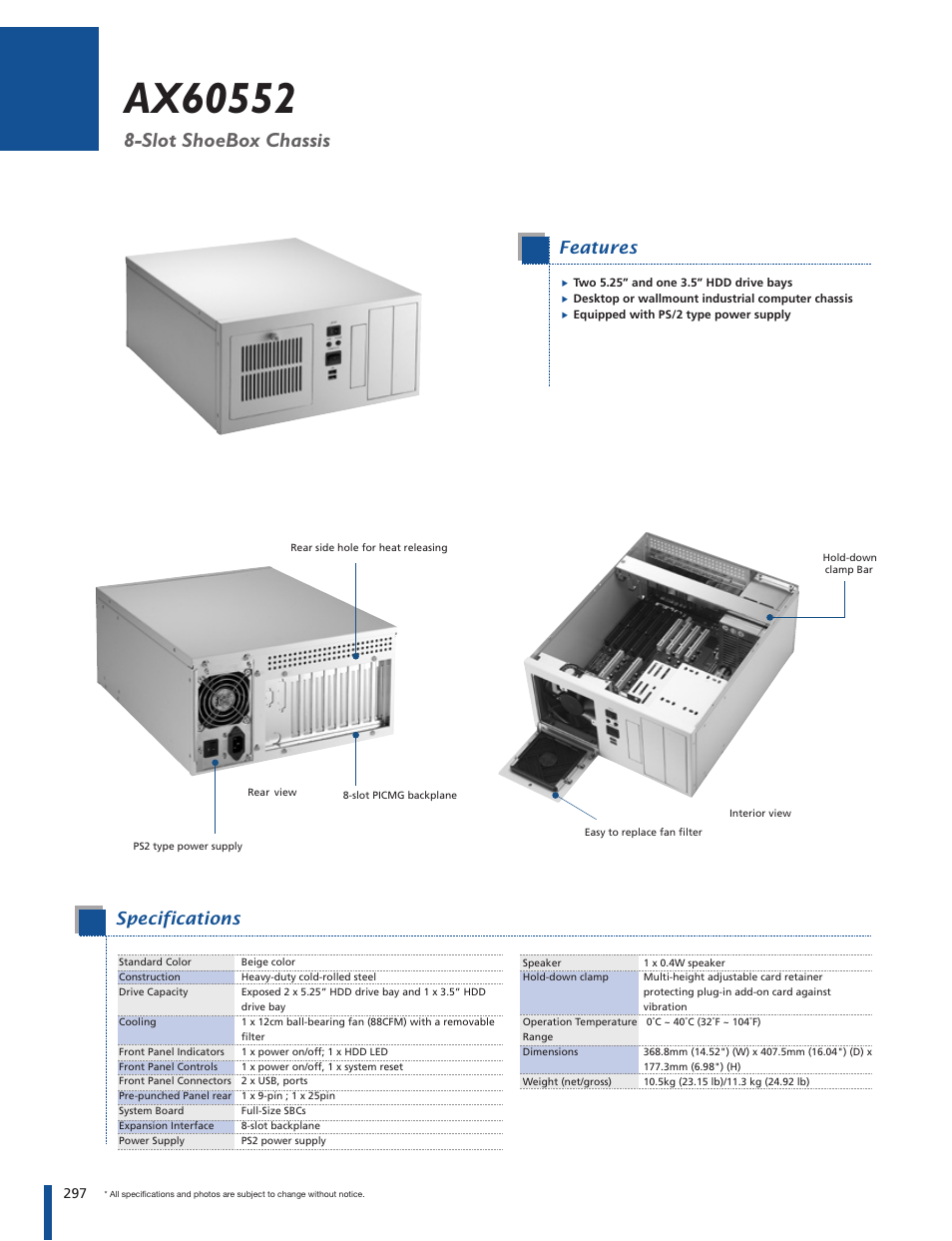 Impulse AX60552 User Manual | 2 pages