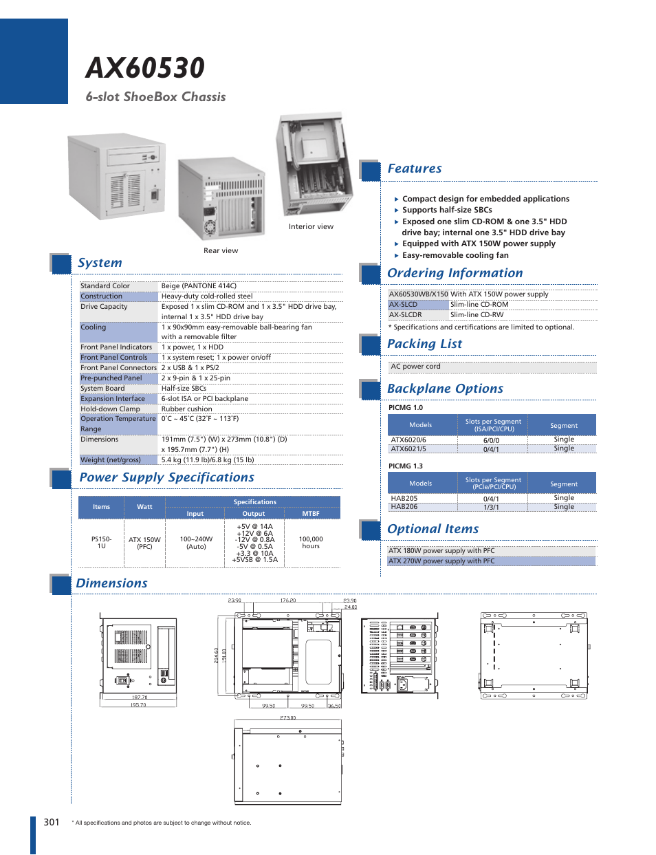 Impulse AX60530 User Manual | 1 page