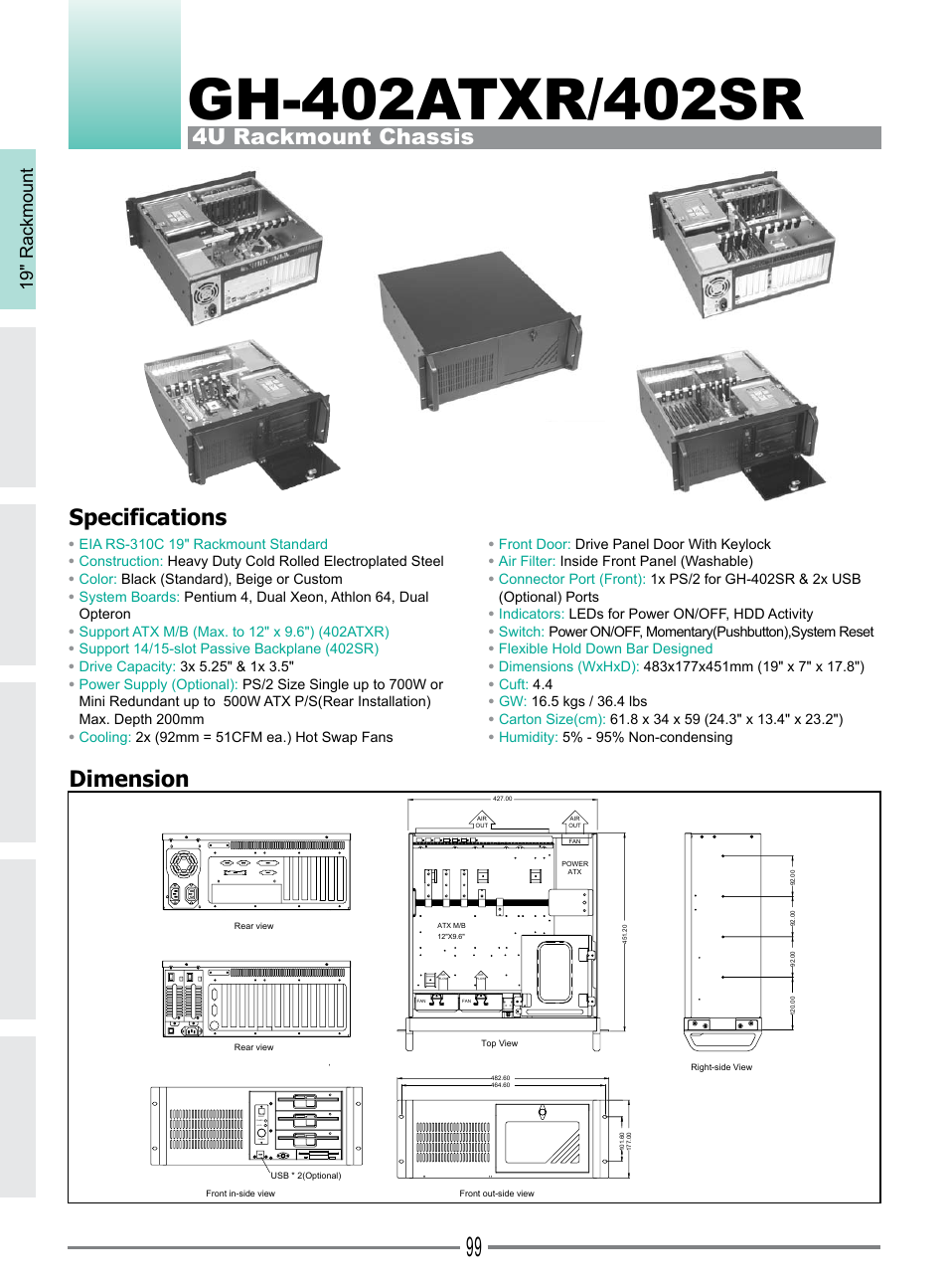 Impulse GH-402SR User Manual | 1 page