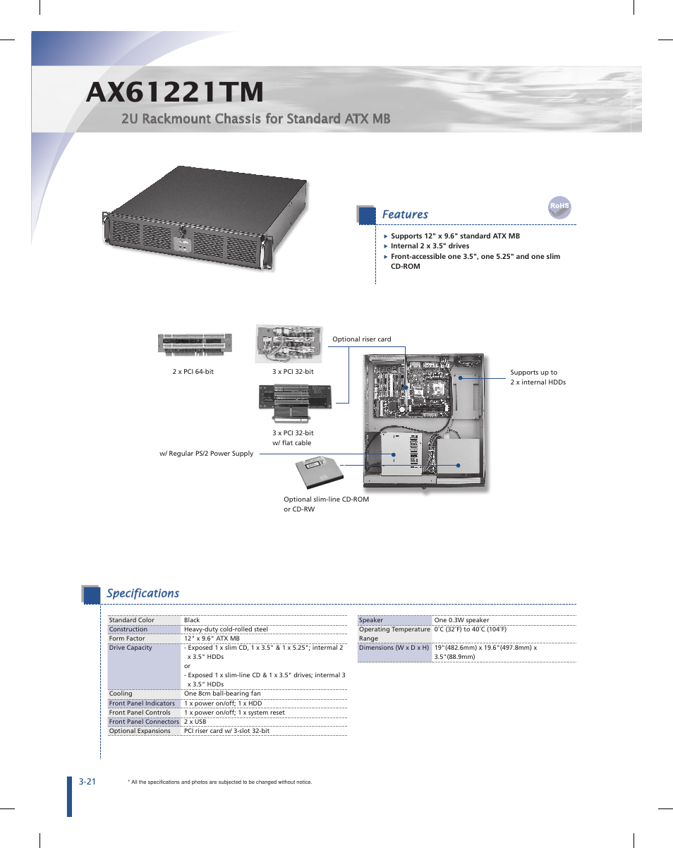 Impulse AX61221TM User Manual | 2 pages