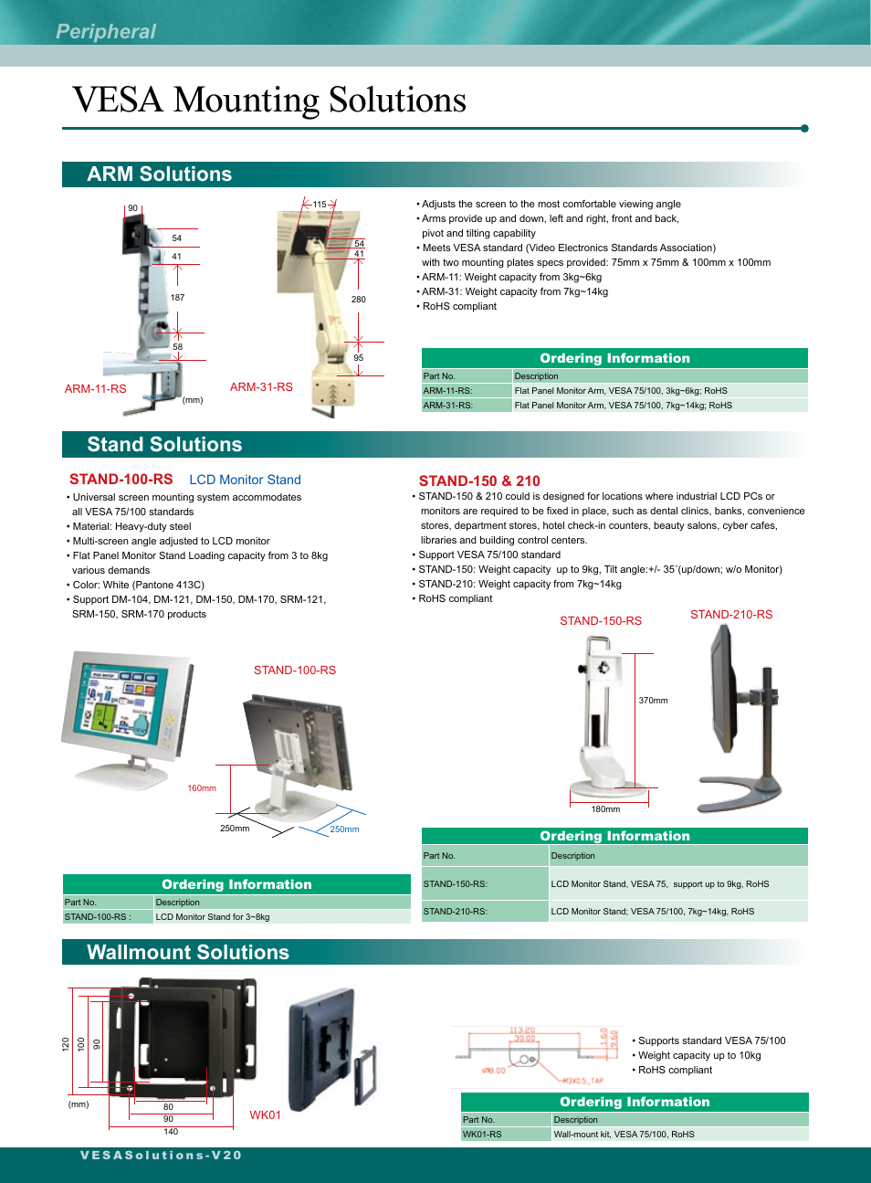 Impulse ARM-31-RS User Manual | 1 page