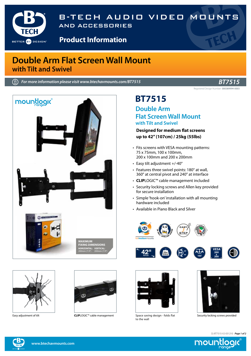 Impulse BT7515 User Manual | 2 pages