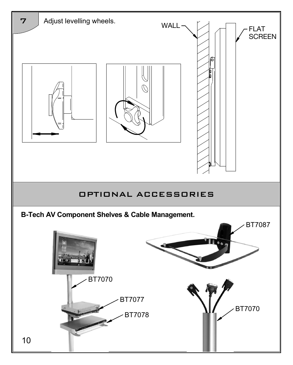 7optional accessories | Impulse BT8422 User Manual | Page 10 / 12