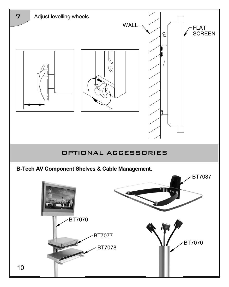 7optional accessories | Impulse BT8421 User Manual | Page 10 / 12