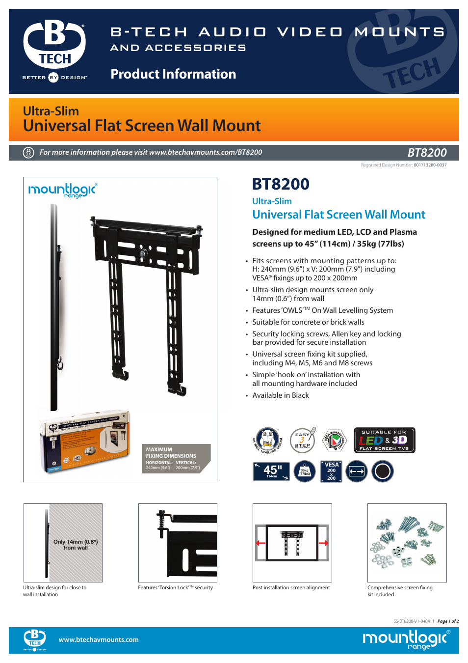 Impulse BT8200 User Manual | 2 pages