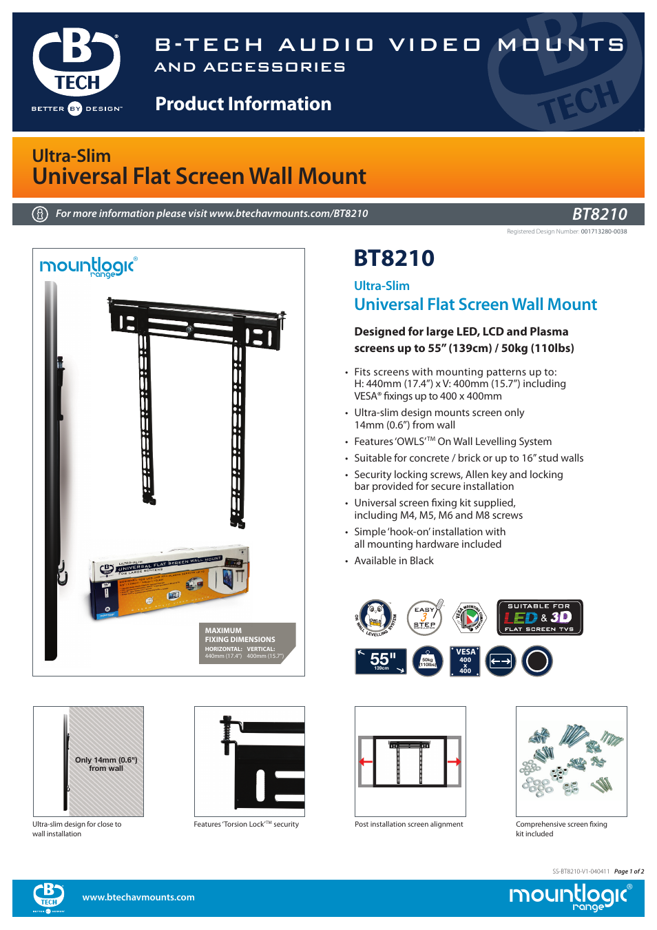 Impulse BT8210 User Manual | 2 pages