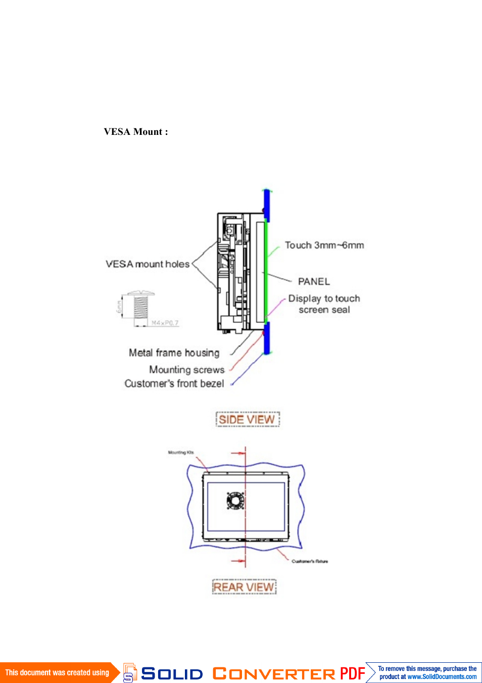Chapter 4 hmi series panel pc mounting guide | Impulse W10I93S-PMH1HM User Manual | Page 19 / 24