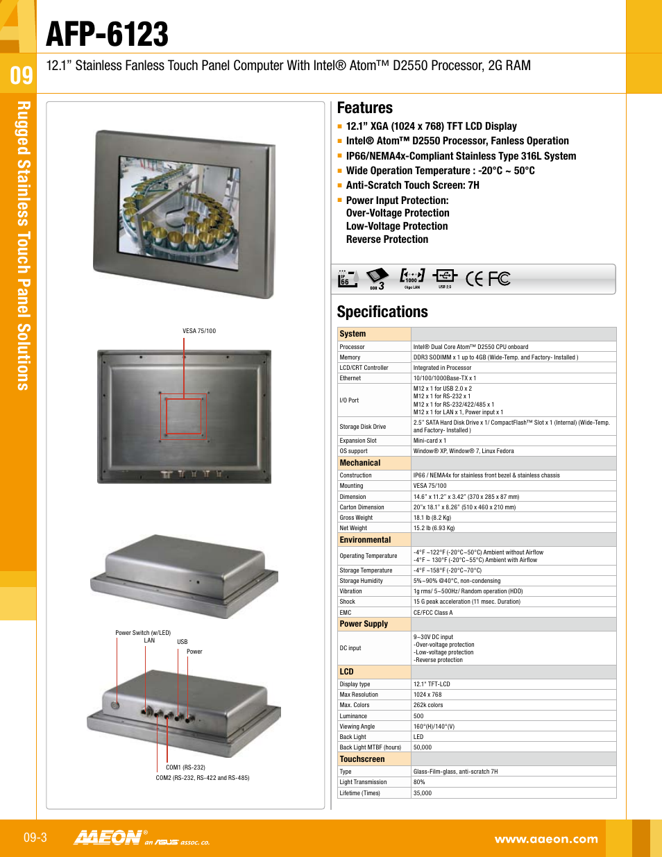 Impulse AFP-6123 User Manual | 2 pages