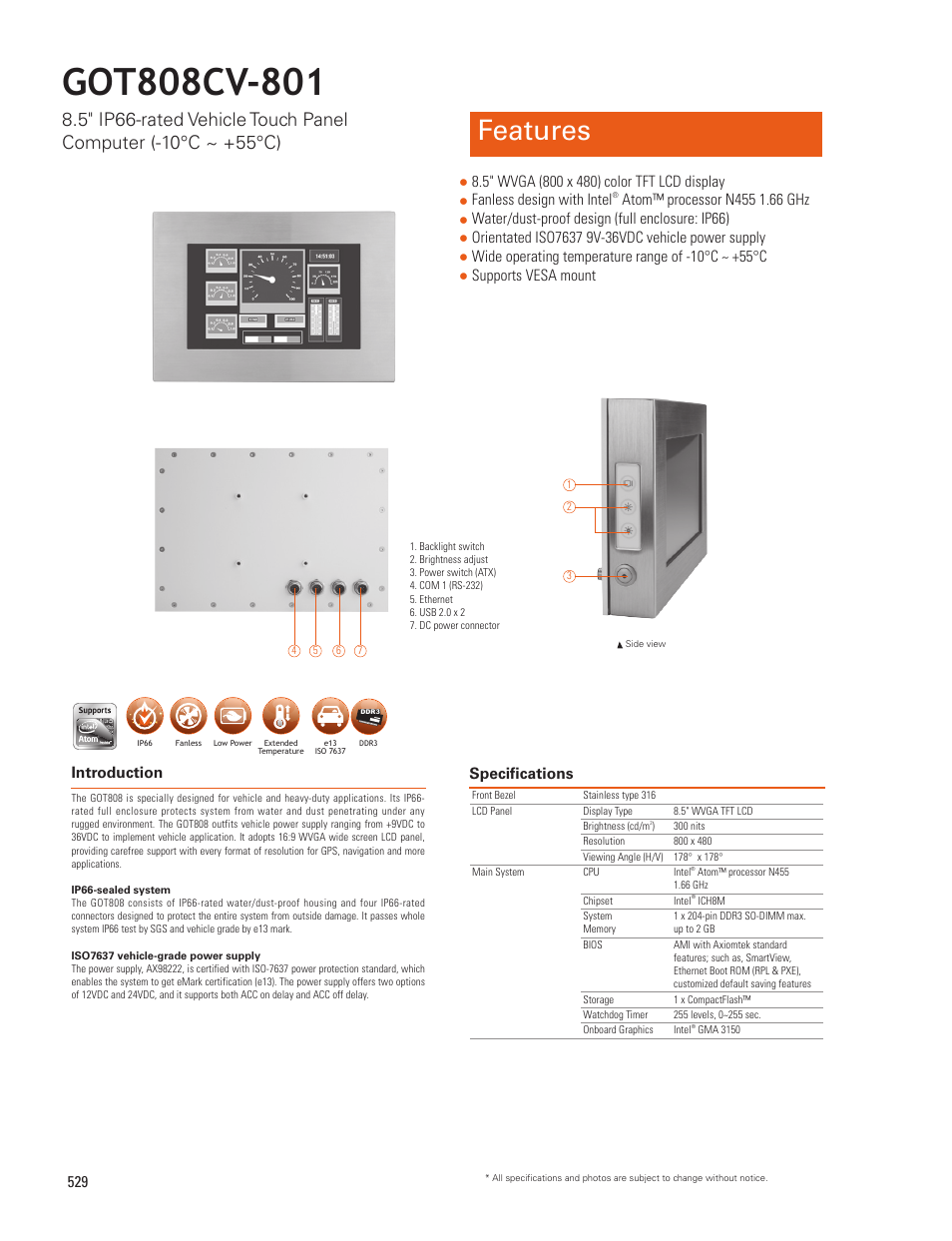 Impulse GOT808CV-801 User Manual | 2 pages