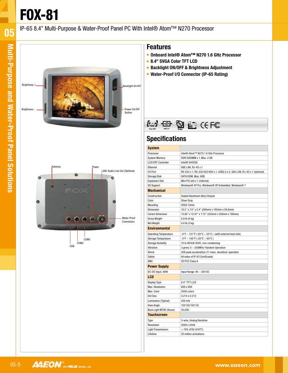 Impulse FOX-81 User Manual | 2 pages