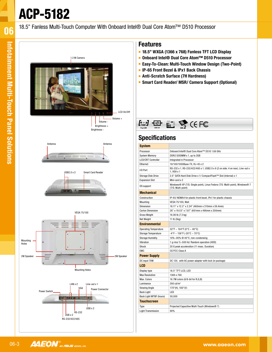 Impulse ACP-5182 User Manual | 2 pages