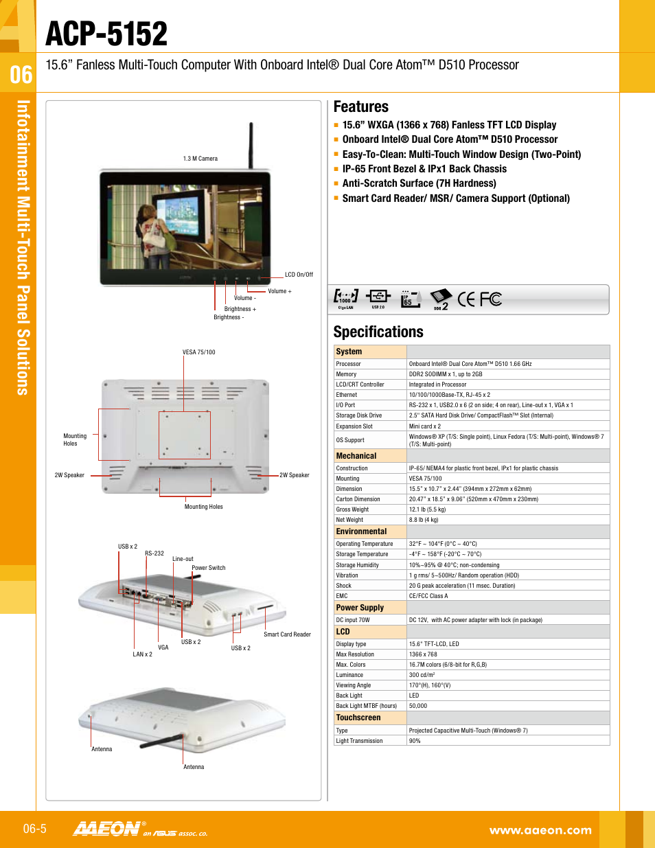 Impulse ACP-5152 User Manual | 2 pages