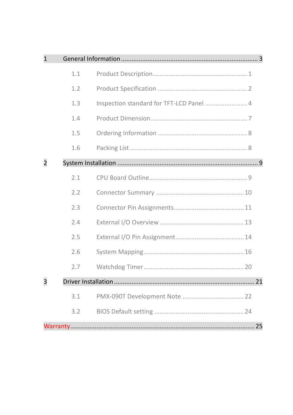 Impulse PMX-090T User Manual | Page 4 / 29