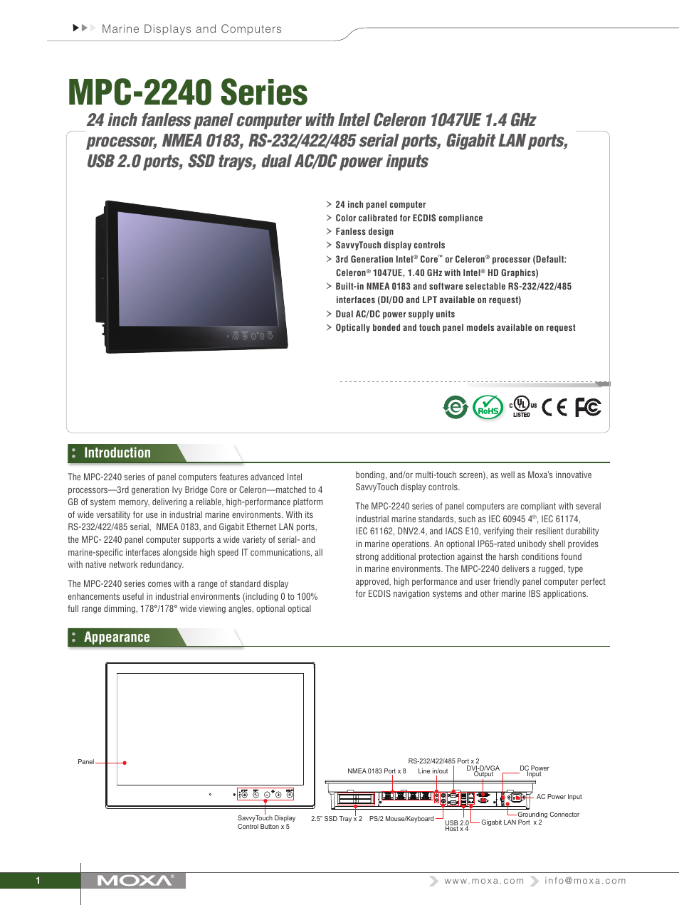 Impulse MPC-2240 User Manual | 3 pages