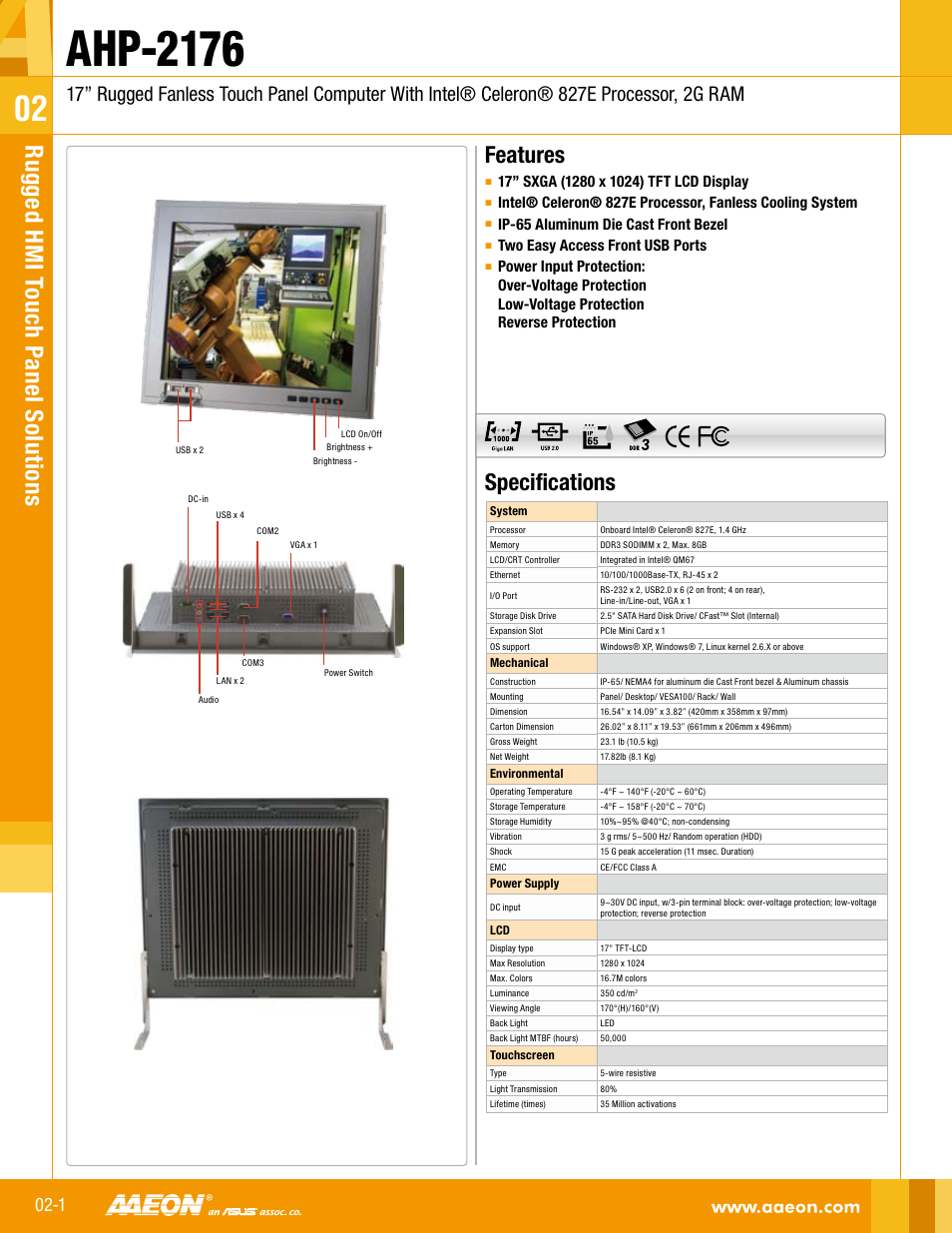 Impulse AHP-2176 User Manual | 2 pages