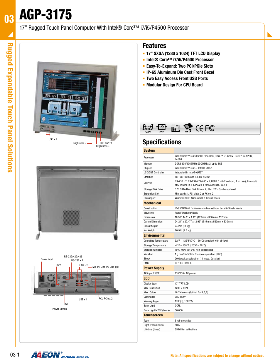 Impulse AGP-3175 User Manual | 2 pages