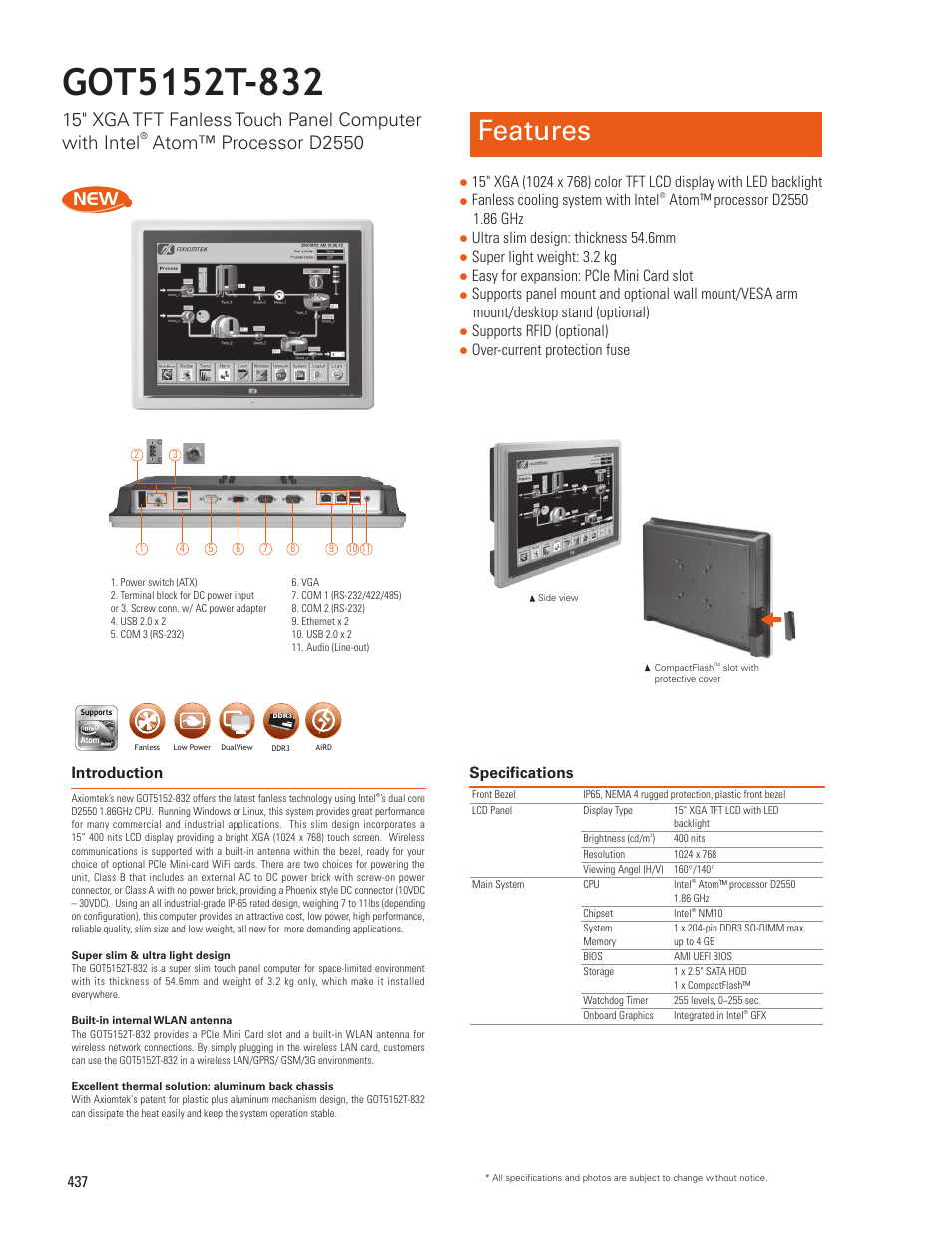 Impulse GOT5152T-832 User Manual | 2 pages