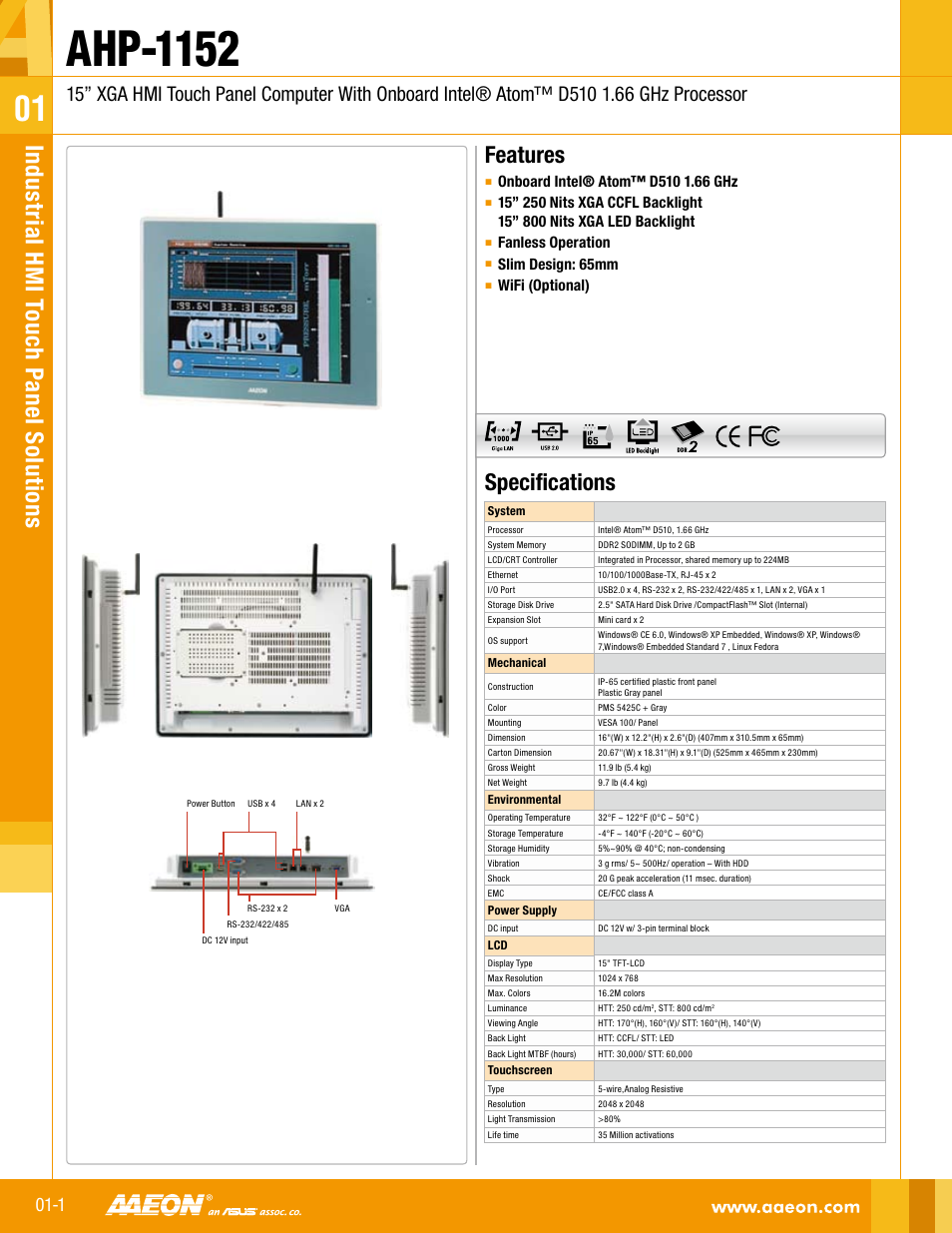 Impulse AHP-1152 User Manual | 2 pages