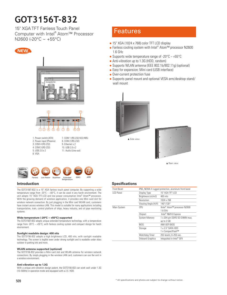 Impulse GOT3156T-832 User Manual | 2 pages