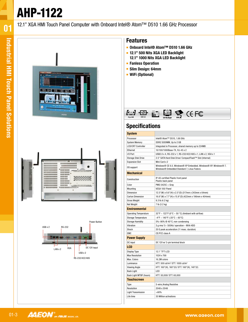 Impulse AHP-1122 User Manual | 2 pages