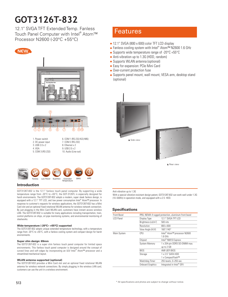 Impulse GOT3126T-832 User Manual | 2 pages