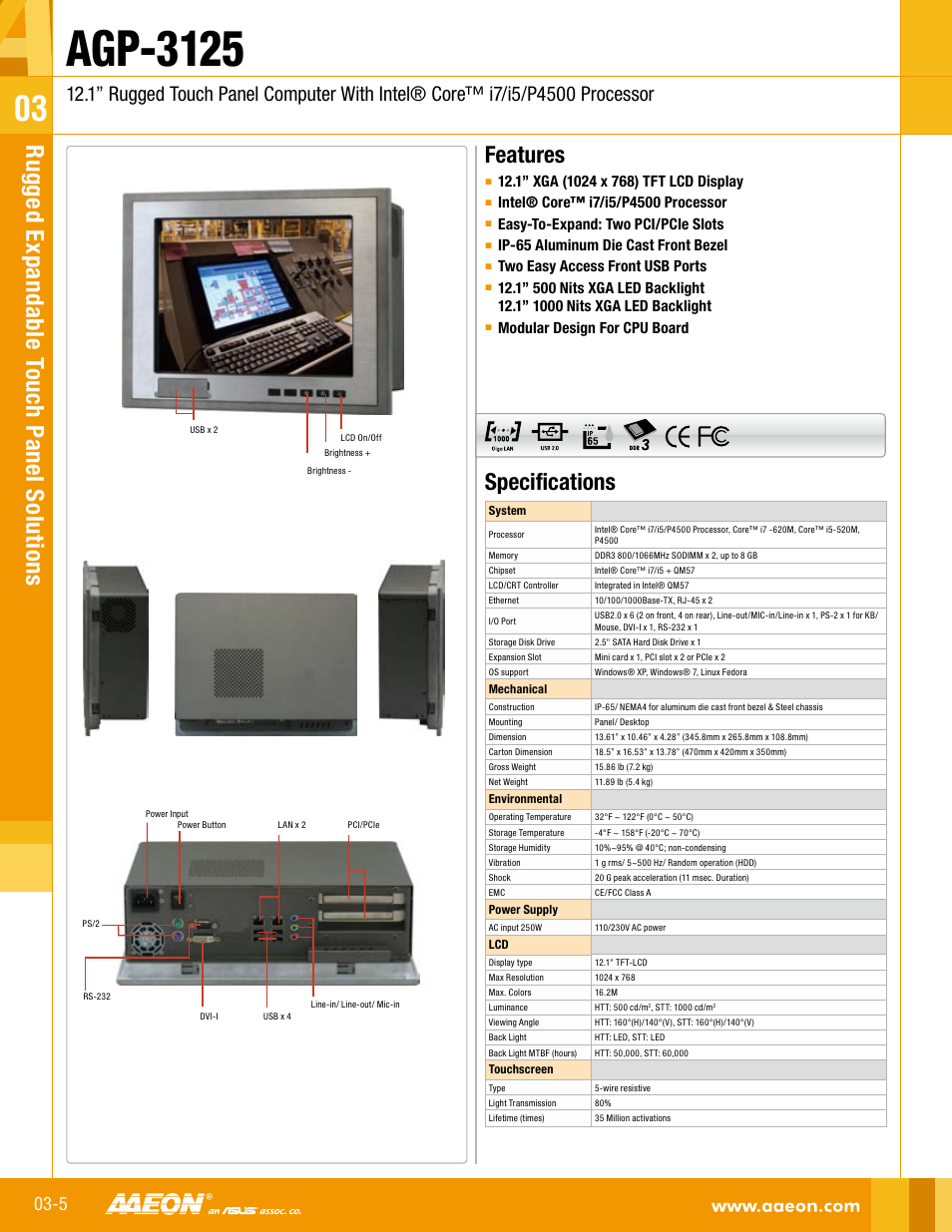 Impulse AGP-3125 User Manual | 2 pages