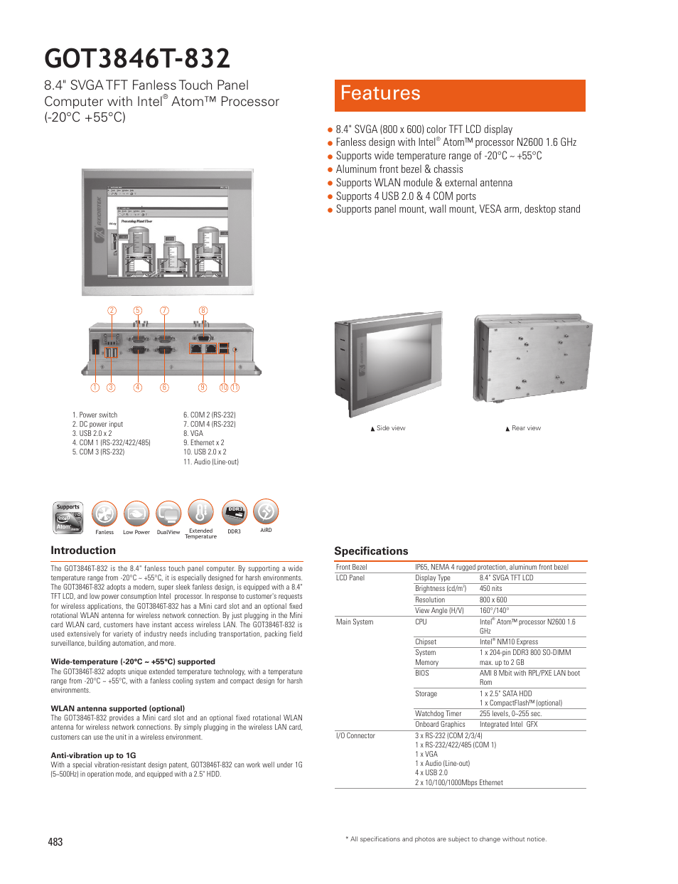 Impulse GOT3846T-832 User Manual | 2 pages