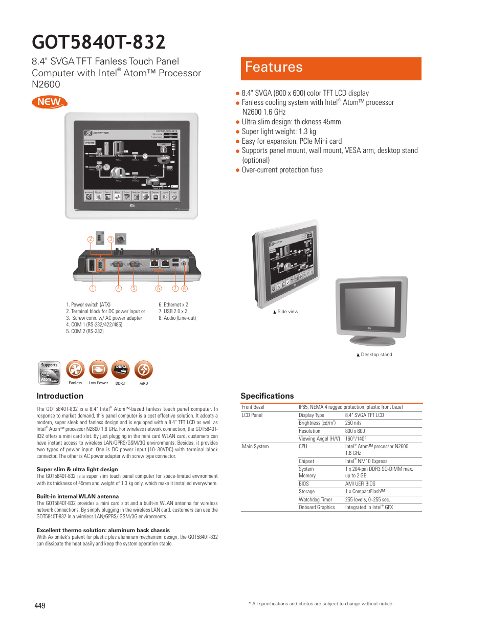 Impulse GOT5840T-832 User Manual | 2 pages