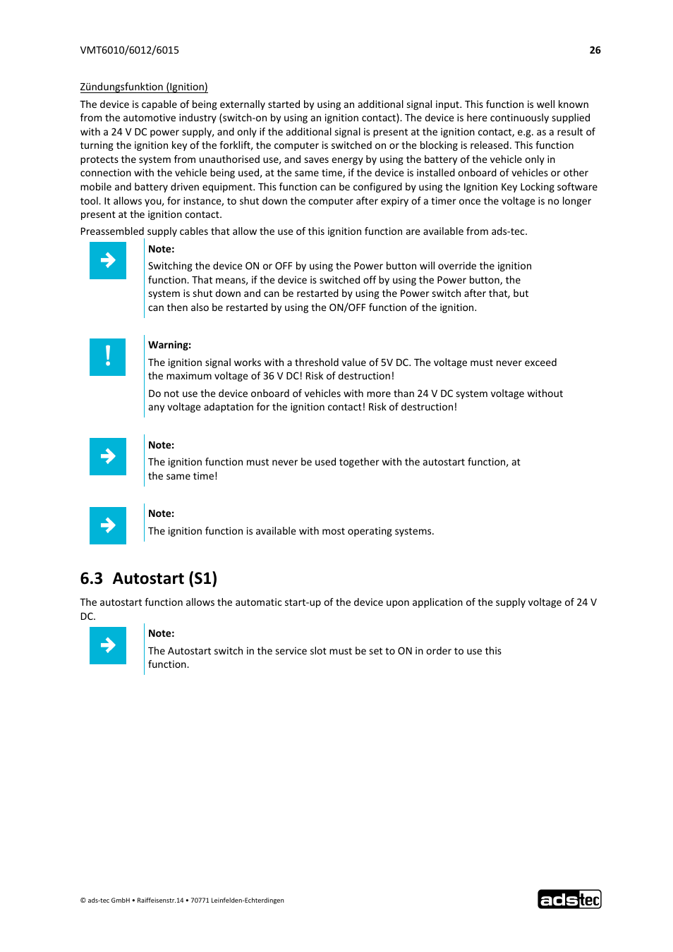 3 autostart (s1) | ADS-TEC VMT6010/6012/6015 User Manual | Page 27 / 48