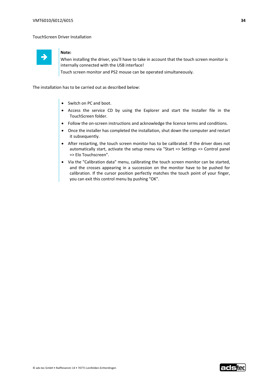 ADS-TEC VMT6010/6012/6015 User Manual | Page 35 / 48