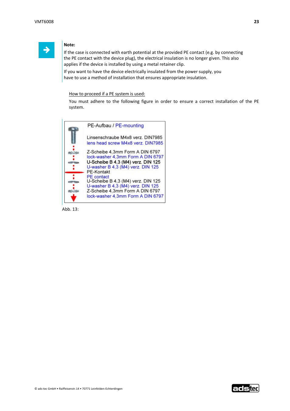 ADS-TEC VMT6008 User Manual | Page 24 / 46