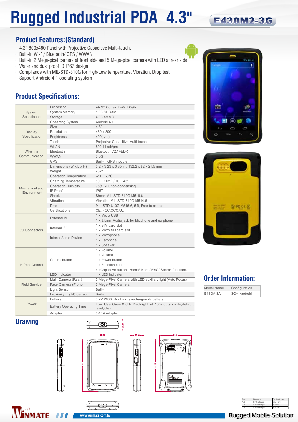 Impulse E430M2 User Manual | 1 page